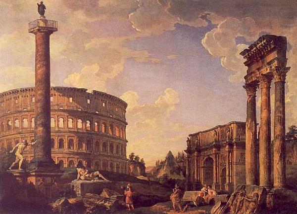 Giovanni Paolo Pannini Roman Capriccio china oil painting image